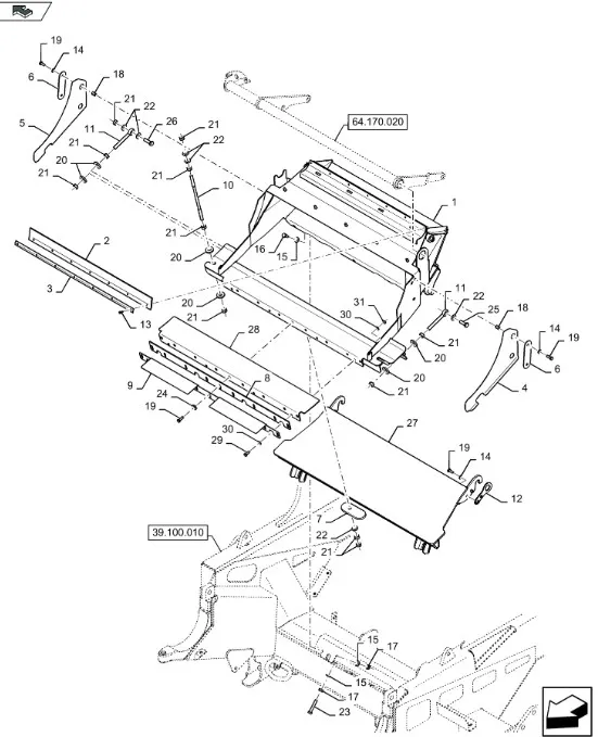 47550392 - Износостойкая пластина